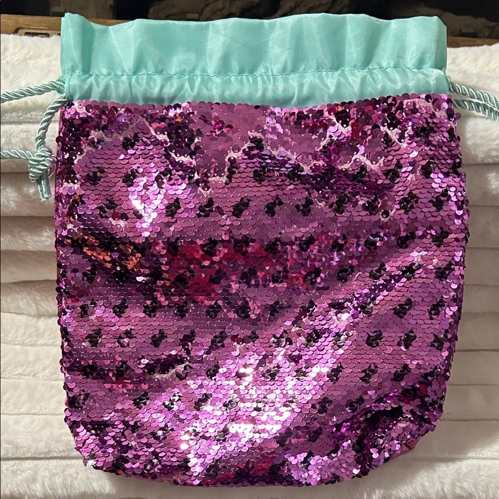 Sequin Drawstring Bag 🦄